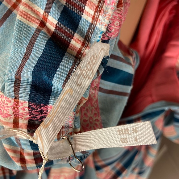 Only Hearts NYC / BGN NWT Strapless Plaid Dress with Attached Petticoat - Size 4 - Picture 4 of 15